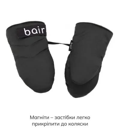 Рукавички Bair Thermo Mittens black noire
